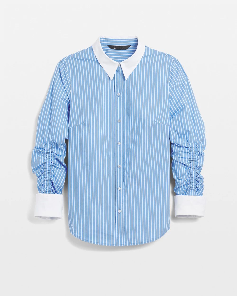 Cuffed Poplin Shirt | White House Black Market Cuffed Poplin Shirt | White House Black Market